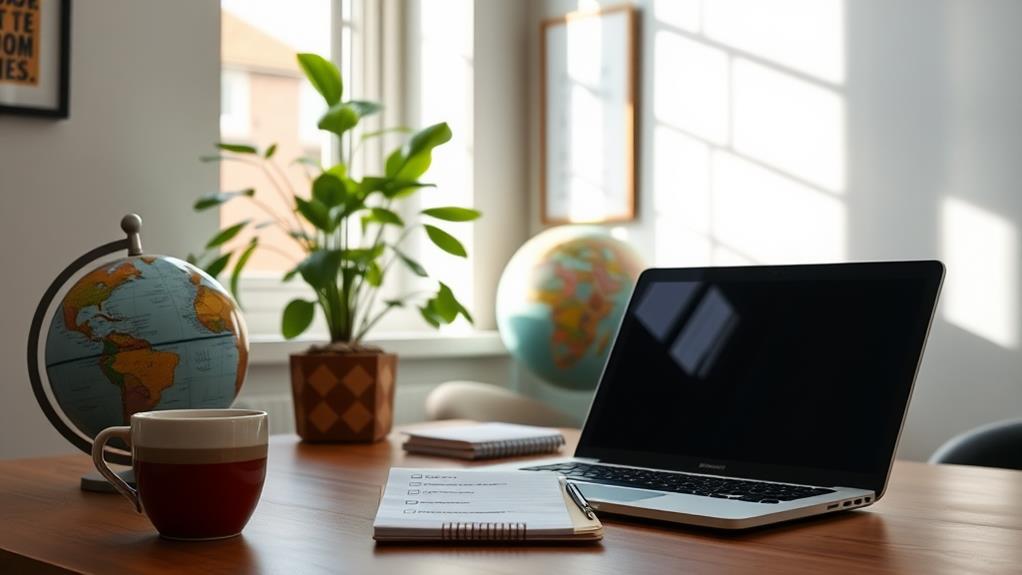 home office for remote worker