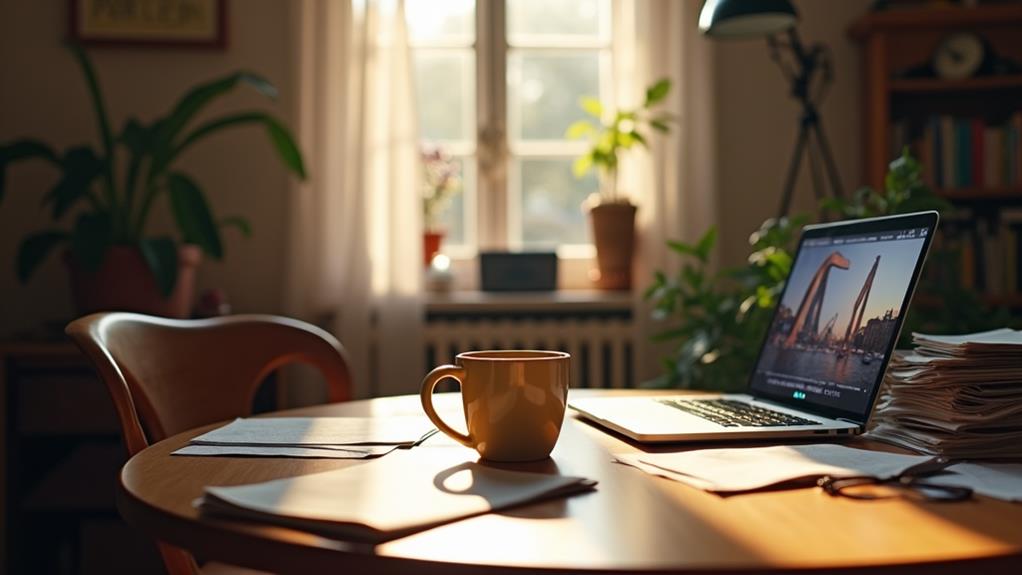 calm organized office helps with procrastination