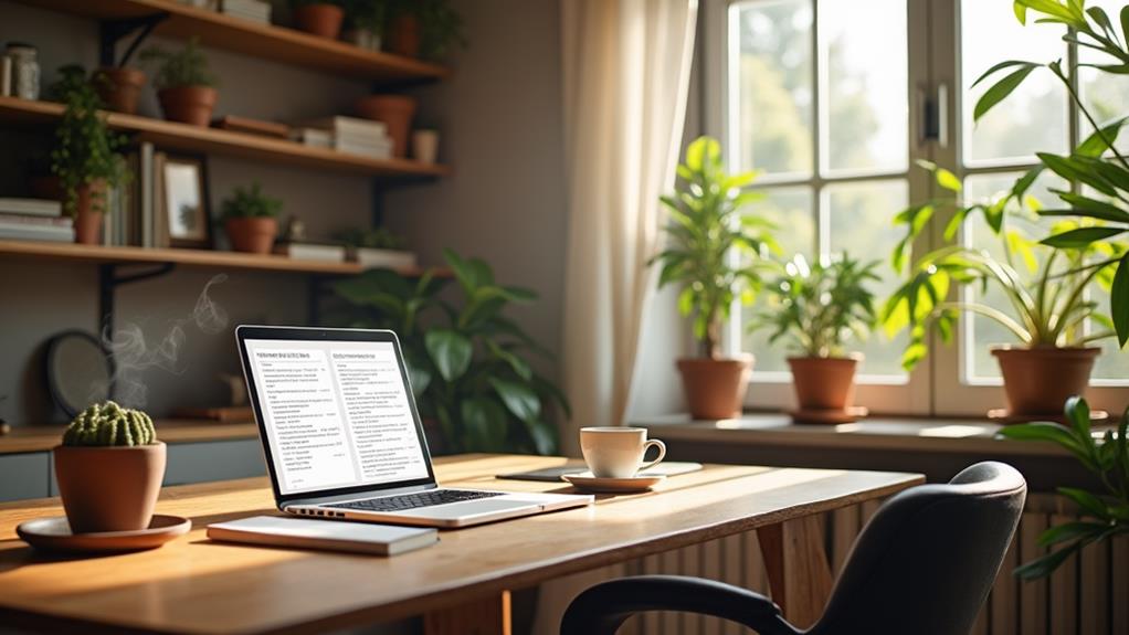 distraction free office